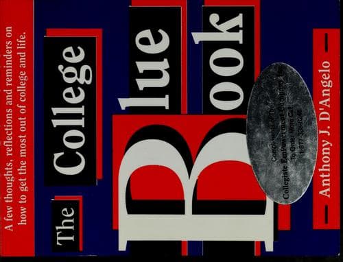Tapa de The college blue book