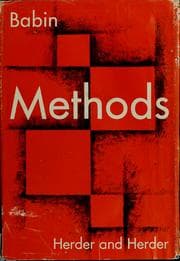 Tapa de Methods: approaches for the catechesis of adolescents