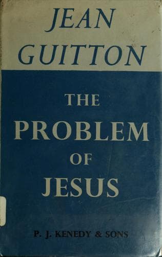Tapa de The problem of Jesus