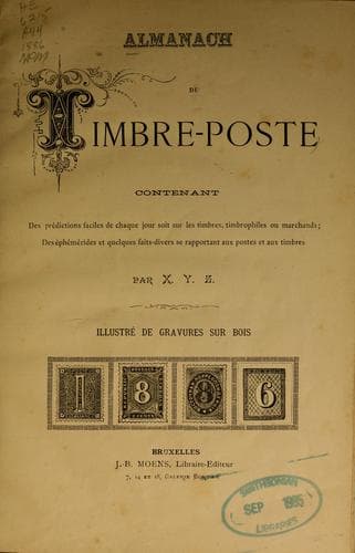 Tapa de Almanach du timbre-poste