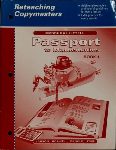 Tapa de Passport to mathematics