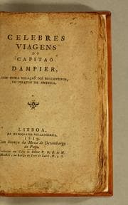 Tapa de Celebres viagens do capitaõ Dampier