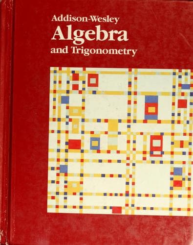 Tapa de Algebra and trigonometry