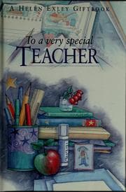 Tapa de To a very special teacher