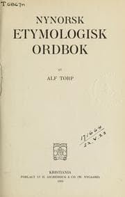 Tapa de Nynorsk etymologisk ordbok