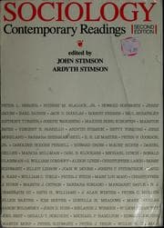 Tapa de Sociology, contemporary readings