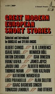 Tapa de Great modern European short stories