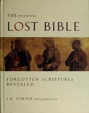 Tapa de The lost Bible