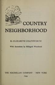 Tapa de Country neighborhood
