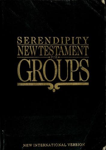 Tapa de Serendipity New Testament for groups