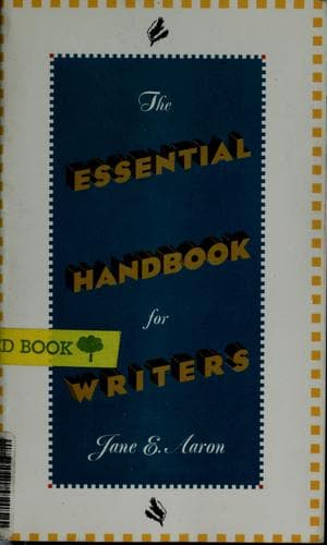Tapa de The essential handbook for writers
