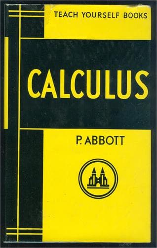 Tapa de Teach yourself calculus