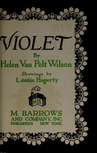 Tapa de The African violet, Saintpaulia