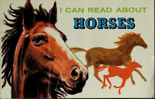 Tapa de I can read about horses