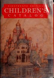 Tapa de Children's catalog