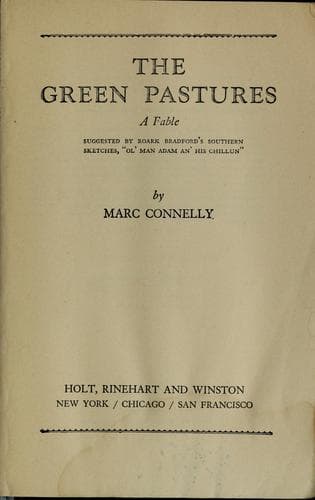 Tapa de The green pastures