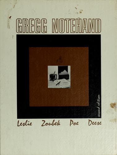 Tapa de Gregg notehand