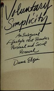 Tapa de Voluntary simplicity