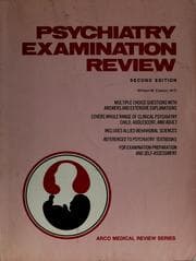 Tapa de Psychiatry examination review