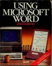Tapa de Using Microsoft Word