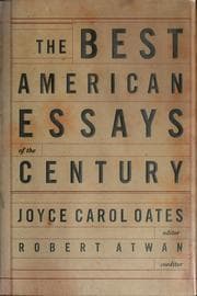 Tapa de The best American essays of the century