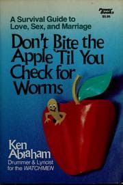 Tapa de Don't bite the apple 'til you check for worms
