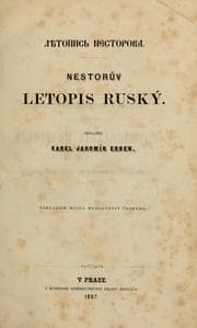 Tapa de Nestoru̇v Letopis ruský
