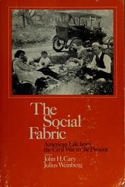 Tapa de American life from the Civil War to the present