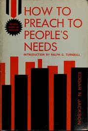Tapa de How to preach to people's needs