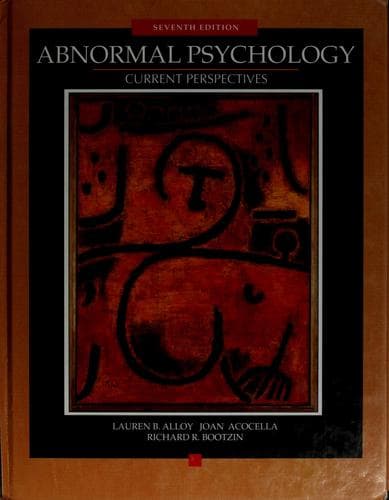 Tapa de Abnormal psychology