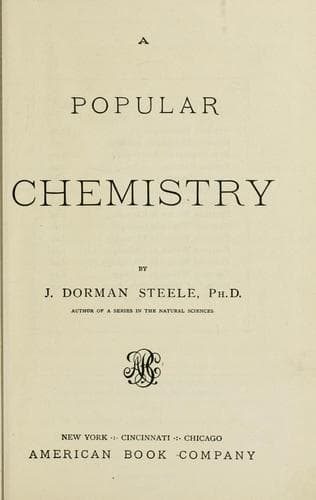 Tapa de A popular chemistry