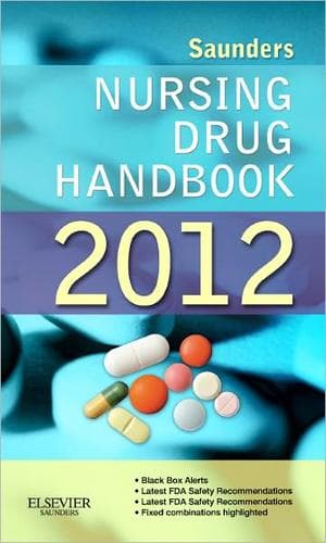 Tapa de Saunders Nursing Drug Handbook