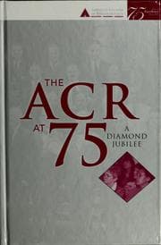 Tapa de The ACR at 75