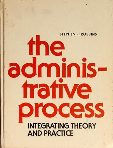 Tapa de The administrative process