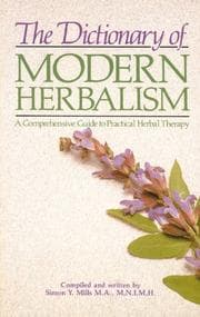 Tapa de The dictionary of modern herbalism