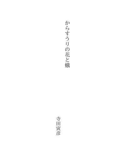 Tapa de からすうりの花と蛾