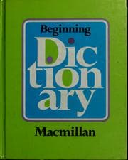 Tapa de Beginning dictionary, Macmillan