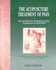 Tapa de The acupuncture treatment of pain