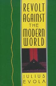 Tapa de Revolt against the modern world