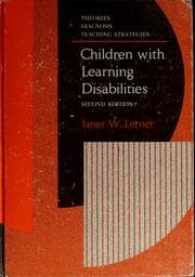Tapa de Children with learning disabilities