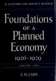 Tapa de Foundations of a Planned Economy, 1926-1929. Volume 3