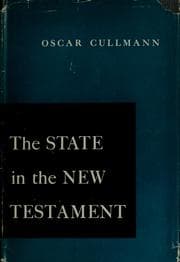 Tapa de The state in the New Testament