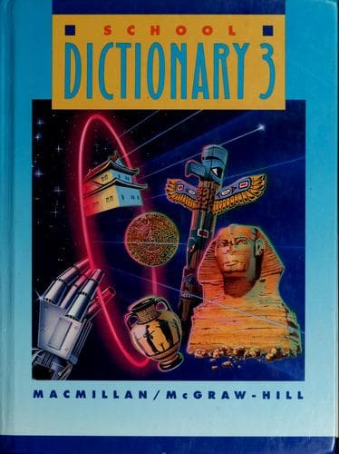 Tapa de School dictionary 3