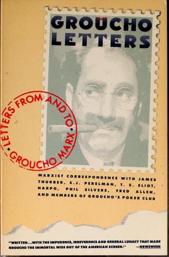 Tapa de The Groucho letters