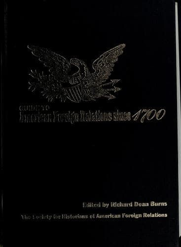Tapa de Guide to American foreign relations since 1700