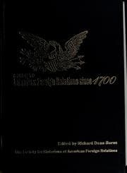 Tapa de Guide to American foreign relations since 1700