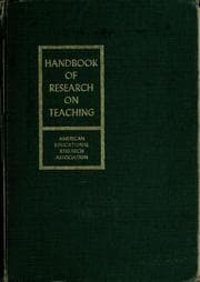 Tapa de Handbook of research on teaching