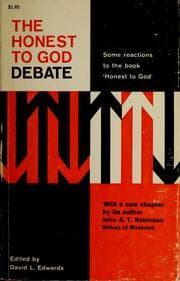Tapa de The "Honest to God" debate
