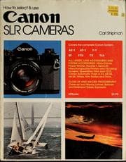 Tapa de How to select & use Canon SLR cameras