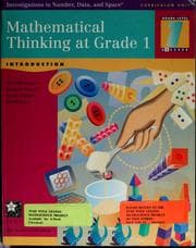 Tapa de Mathematical thinking at grade 1